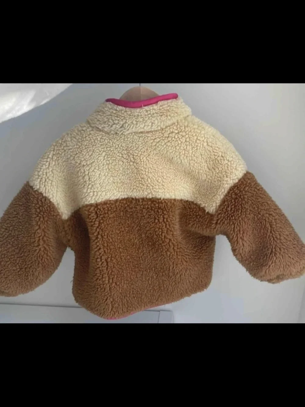 Zara thick Sherpa flannel jacket 12-18 m